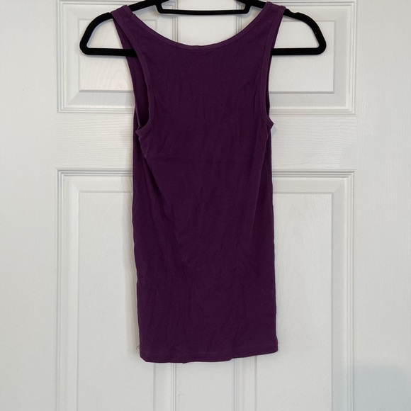 Purple basic tank top - Picture 2 of 2